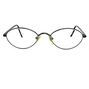 Lens Crafters Eyeglasses‎ Sophisticate 2203 Silver Frame Brown 47-17-130mm H998